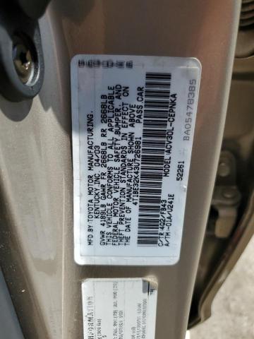 4T1BE32K43U726981 - 2003 TOYOTA CAMRY LE TAN photo 12