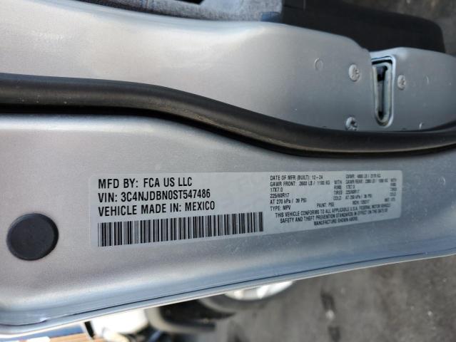 3C4NJDBN0ST547486 - 2025 JEEP COMPASS LATITUDE 银色 照片 13