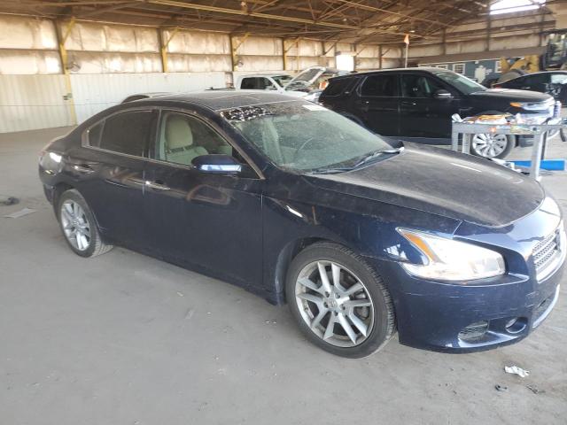 1N4AA5APXAC845504 - 2010 NISSAN MAXIMA S BLUE photo 4