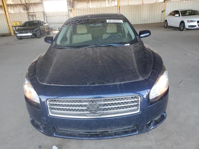 1N4AA5APXAC845504 - 2010 NISSAN MAXIMA S BLUE photo 5