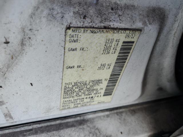 1N4AL3AP1DN448741 - 2013 NISSAN ALTIMA 2.5 白色 照片 12