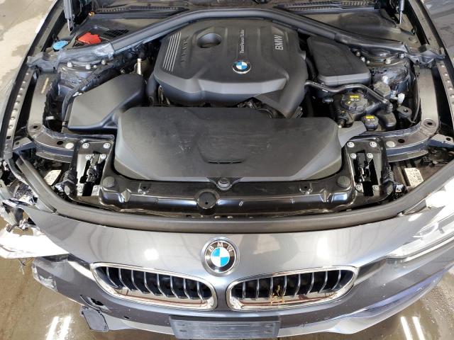 WBA8D9G50HNU61000 - 2017 BMW 330 XI GRAY photo 11