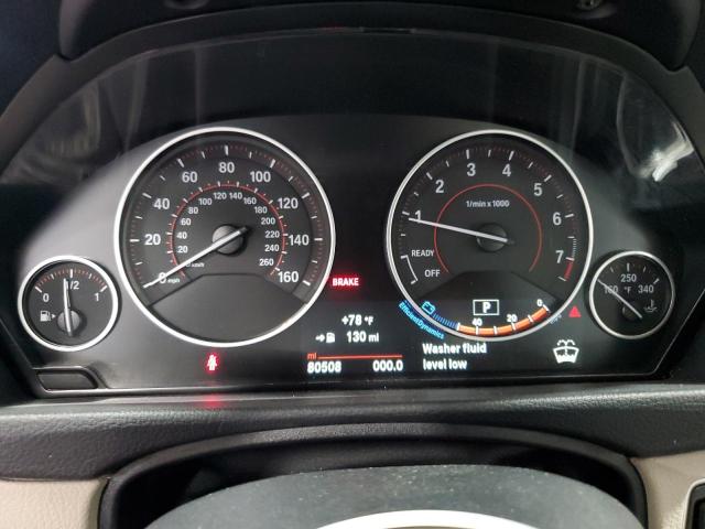 WBA8D9G50HNU61000 - 2017 BMW 330 XI GRAY photo 9