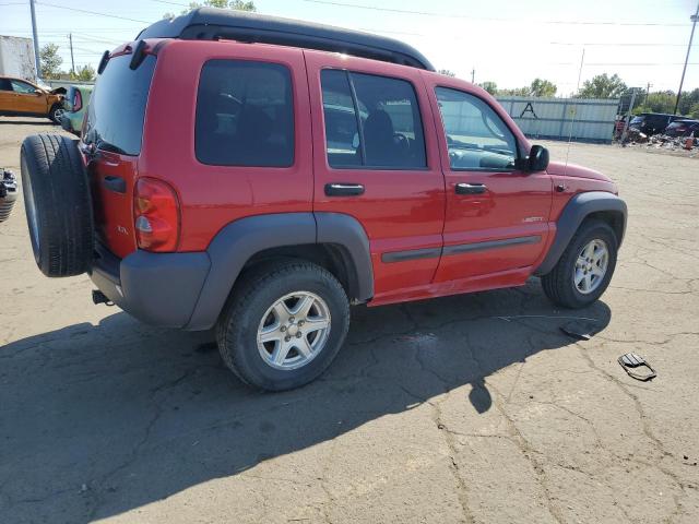 1J4GL48K24W160297 - 2004 JEEP LIBERTY SPORT 红色 照片 3