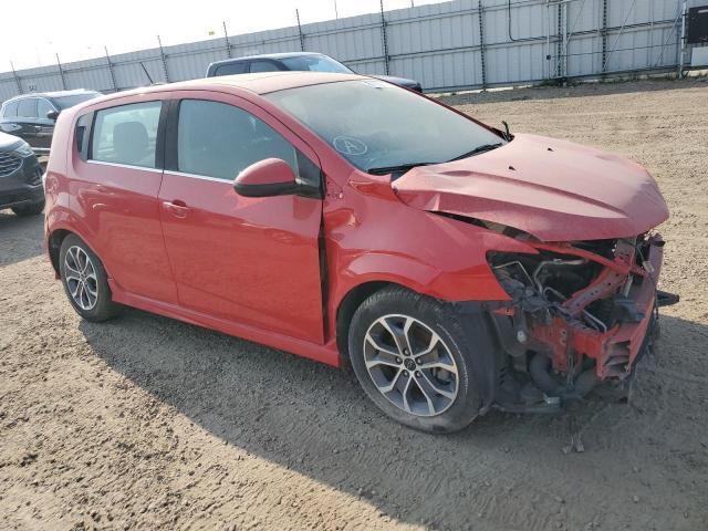 1G1JD6SB3J4113728 - 2018 CHEVROLET SONIC LT RED photo 4