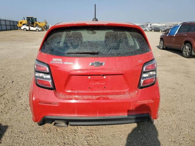 1G1JD6SB3J4113728 - 2018 CHEVROLET SONIC LT RED photo 6