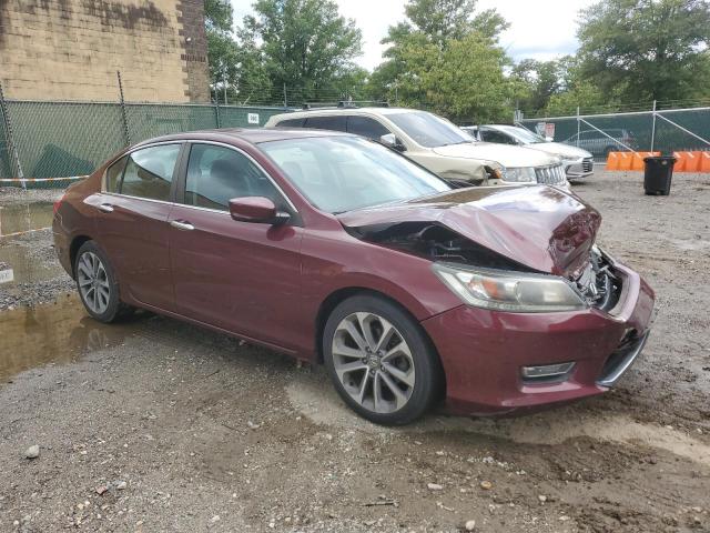 1HGCR2F59DA208381 - 2013 HONDA ACCORD SPORT BURGUNDY photo 4