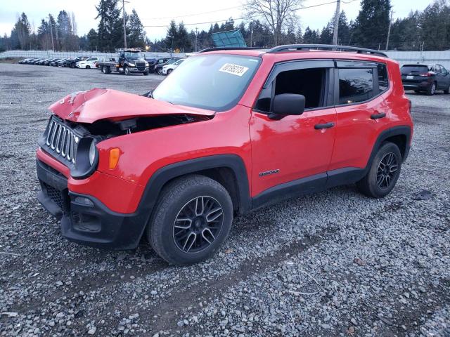 ZACCJAAHXFPB78408 - 2015 JEEP RENEGADE SPORT RED photo 1