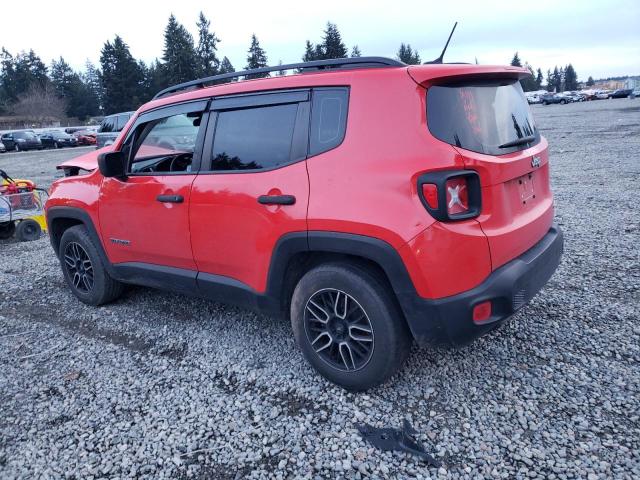 ZACCJAAHXFPB78408 - 2015 JEEP RENEGADE SPORT RED photo 2