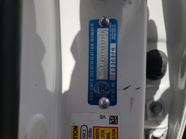 1HGCV2F37KA032583 - 2019 HONDA ACCORD SPORT أبيض صورة 12