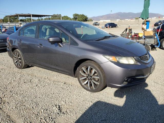 2HGFB2F92FH511981 - 2015 HONDA CIVIC EXL Gris photo 4