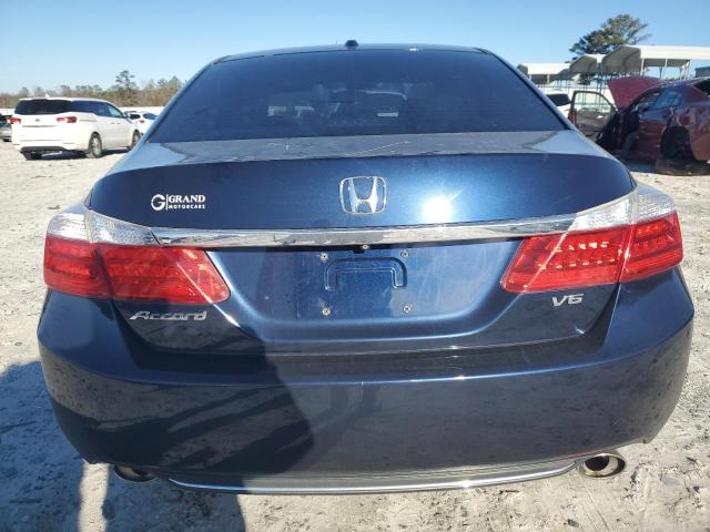 1HGCR3F84FA036988 - 2015 HONDA ACCORD EXL BLUE photo 6