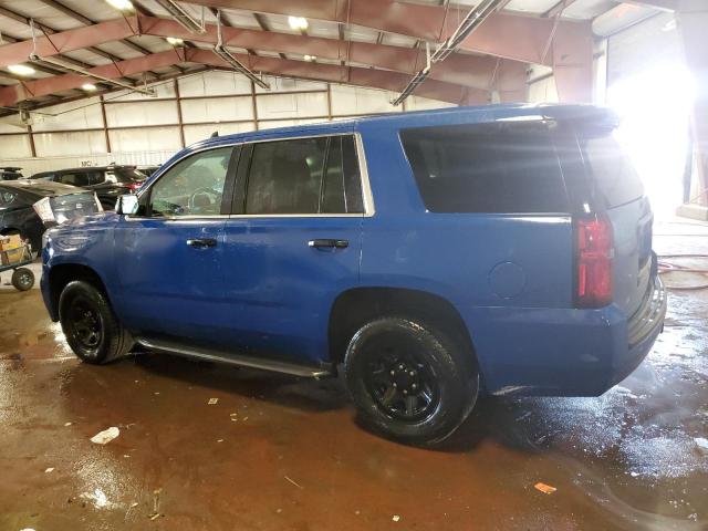 1GNSKDEC2JR316713 - 2018 CHEVROLET TAHOE POLICE Көк фото 2