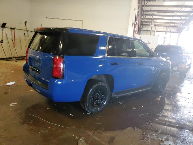 1GNSKDEC2JR316713 - 2018 CHEVROLET TAHOE POLICE Көк фото 3