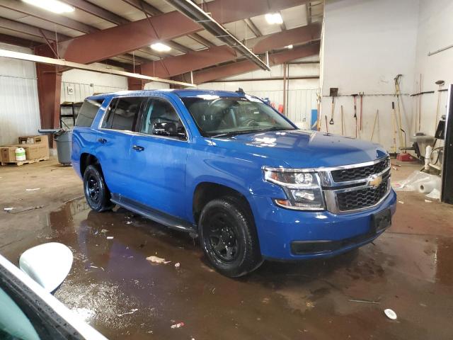 1GNSKDEC2JR316713 - 2018 CHEVROLET TAHOE POLICE Көк фото 4