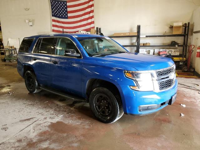 1GNSKDEC3JR323010 - 2018 CHEVROLET TAHOE POLICE Mavi foto 4