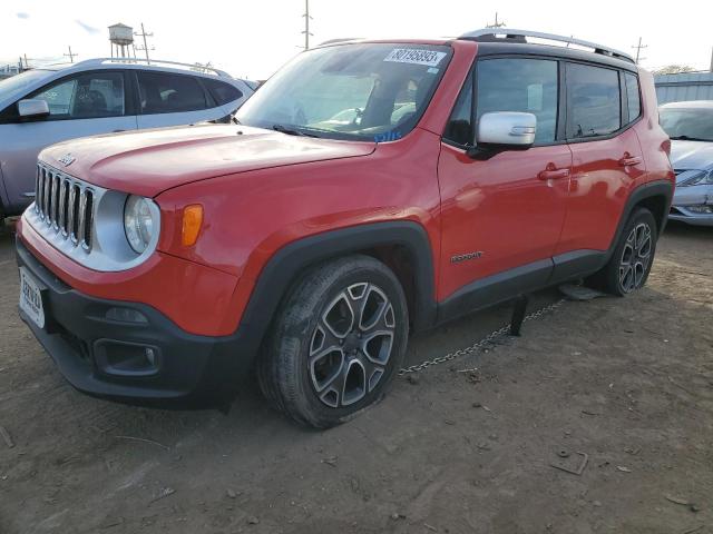 ZACCJADTXGPC66103 - 2016 JEEP RENEGADE LIMITED RED photo 1