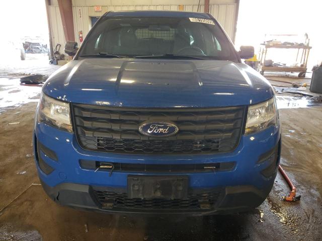 1FM5K8AT8KGB15717 - 2019 FORD EXPLORER POLICE INTERCEPTOR Синий фото 5