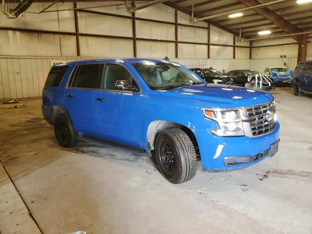1GNSKDECXKR405253 - 2019 CHEVROLET TAHOE POLICE Blau Foto 4