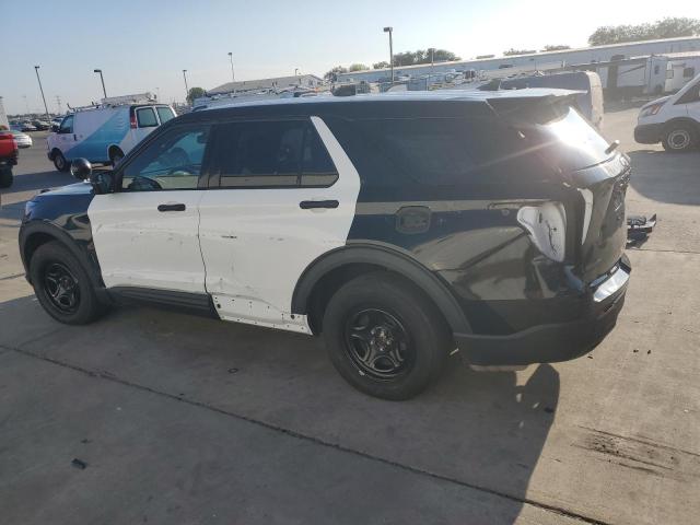 1FM5K8AB9MGA87050 - 2021 FORD EXPLORER POLICE INTERCEPTOR TWO TONE photo 2