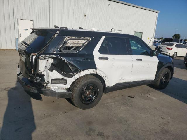 1FM5K8AB9MGA87050 - 2021 FORD EXPLORER POLICE INTERCEPTOR TWO TONE photo 3
