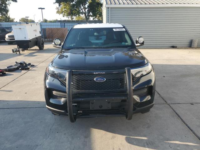 1FM5K8AB9MGA87050 - 2021 FORD EXPLORER POLICE INTERCEPTOR TWO TONE photo 5