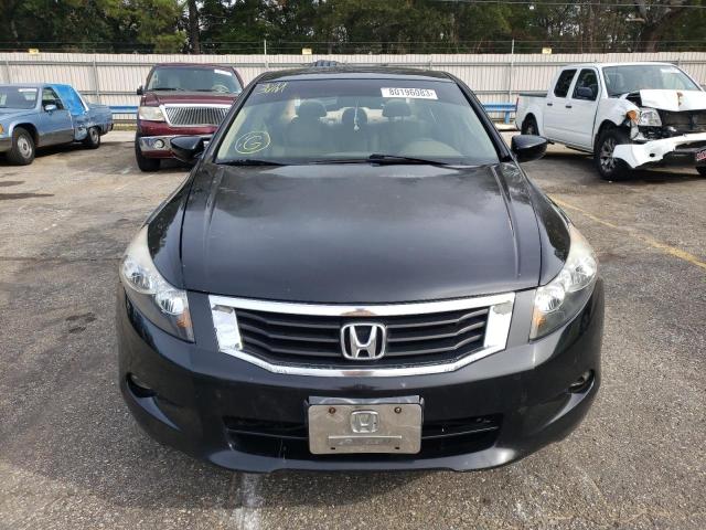 1HGCP36838A060515 - 2008 HONDA ACCORD EXL BLACK photo 5