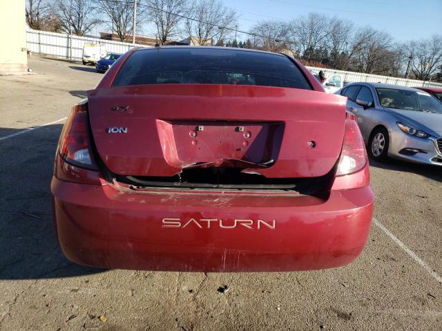 1G8AL55F57Z176449 - 2007 SATURN ION LEVEL 3 BURGUNDY photo 6