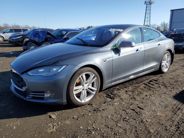 5YJSA1DP3DFP12786 - 2013 TESLA MODEL S ნაცრისფერი ფოტო 1