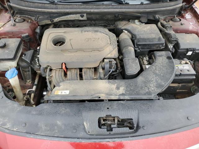 5NPE24AF7GH377139 - 2016 HYUNDAI SONATA SE RED photo 11