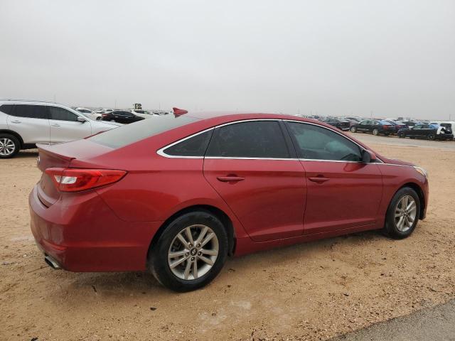 5NPE24AF7GH377139 - 2016 HYUNDAI SONATA SE RED photo 3