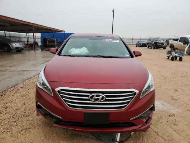 5NPE24AF7GH377139 - 2016 HYUNDAI SONATA SE RED photo 5