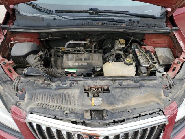 KL4CJBSB2FB186054 - 2015 BUICK ENCORE CONVENIENCE Czerwony zdjęcie 12