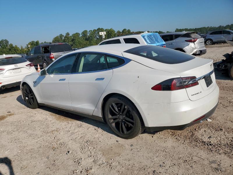 5YJSA1E25FF101180 - 2015 TESLA MODEL S Белый фото 2