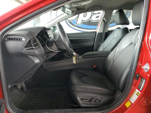 4T1G11AKXNU035500 - 2022 TOYOTA CAMRY SE RED photo 7