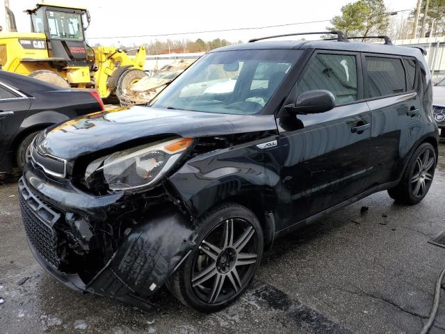 KNDJN2A21F7164830 - 2015 KIA SOUL BLACK photo 1