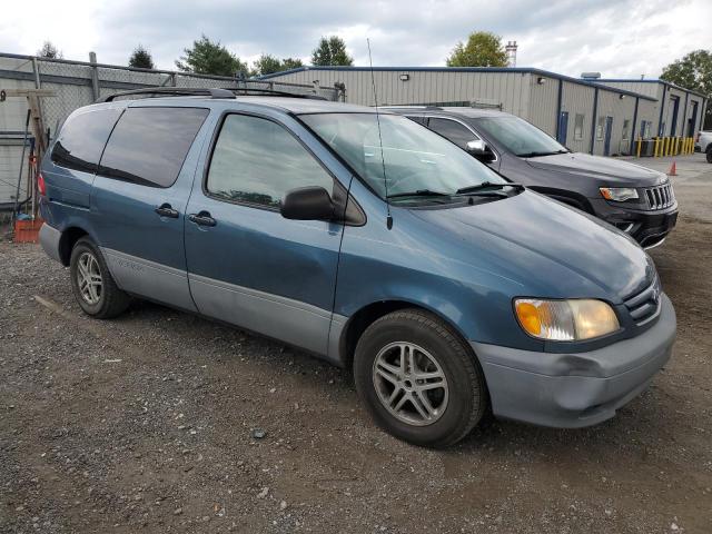 4T3ZF13C71U330670 - 2001 TOYOTA SIENNA LE BLUE photo 4