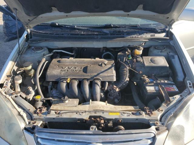 2T1BR32E73C029658 - 2003 TOYOTA COROLLA CE ვერცხლისფერი ფოტო 11