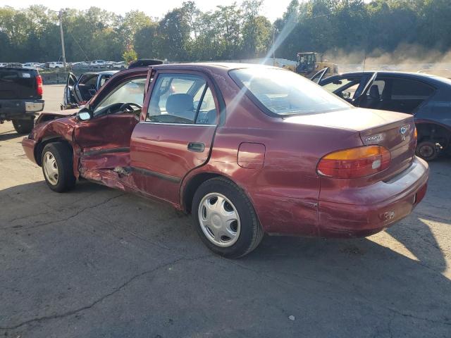 1Y1SK5483YZ404526 - 2000 CHEVROLET GEO PRIZM BASE RED photo 2