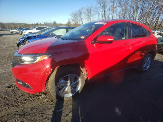 3CZRU6H54KM729868 - 2019 HONDA HR-V EX RED photo 1