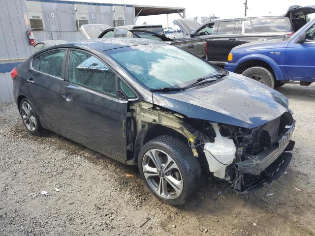 KNAFX4A88G5581419 - 2016 KIA FORTE EX BLACK photo 4