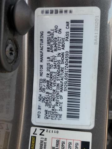 5Y2SL65817Z404593 - 2007 PONTIAC VIBE GRAY photo 12