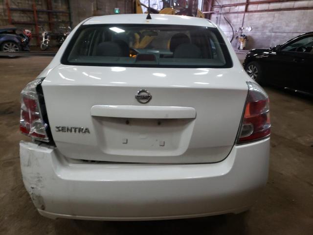 3N1AB61E38L710619 - 2008 NISSAN SENTRA 2.0 WHITE photo 6