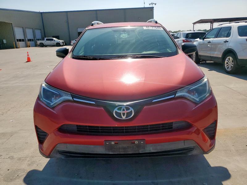 2T3ZFREV7GW263381 - 2016 TOYOTA RAV4 LE RED photo 5