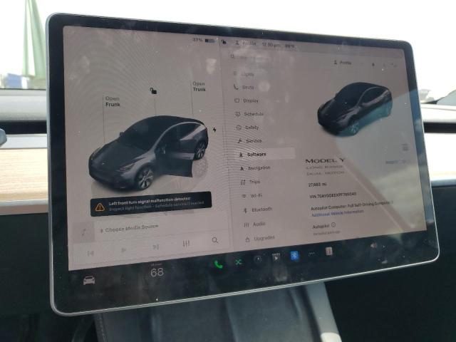 7SAYGDEEXPF785040 - 2023 TESLA MODEL Y Grafitowy zdjęcie 9