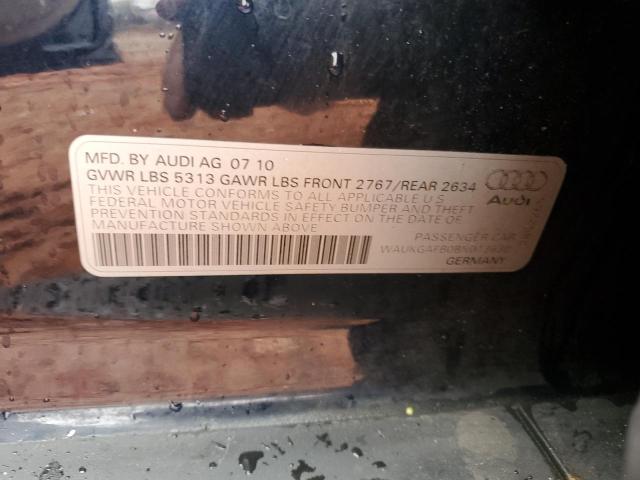 WAUKGAFB0BN013630 - 2011 AUDI A6 PRESTIGE ლურჯი ფოტო 12