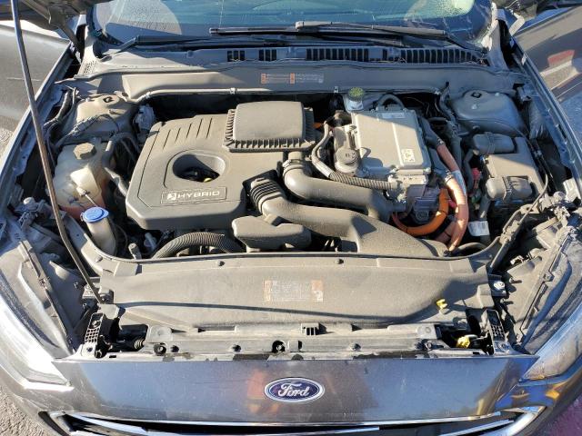 3FA6P0LU5KR148853 - 2019 FORD FUSION SE GRAY photo 11