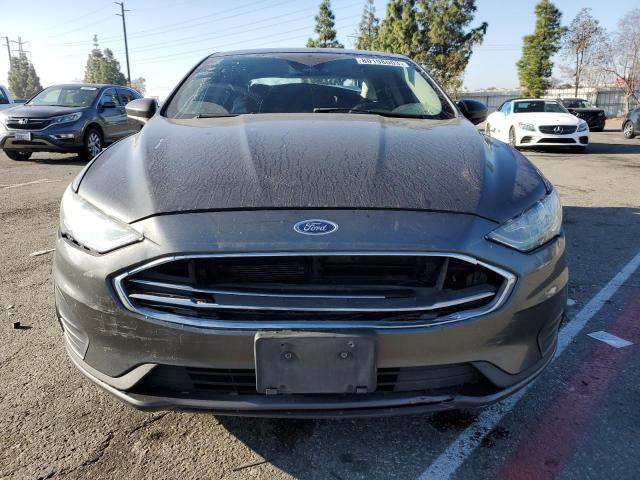 3FA6P0LU5KR148853 - 2019 FORD FUSION SE GRAY photo 5