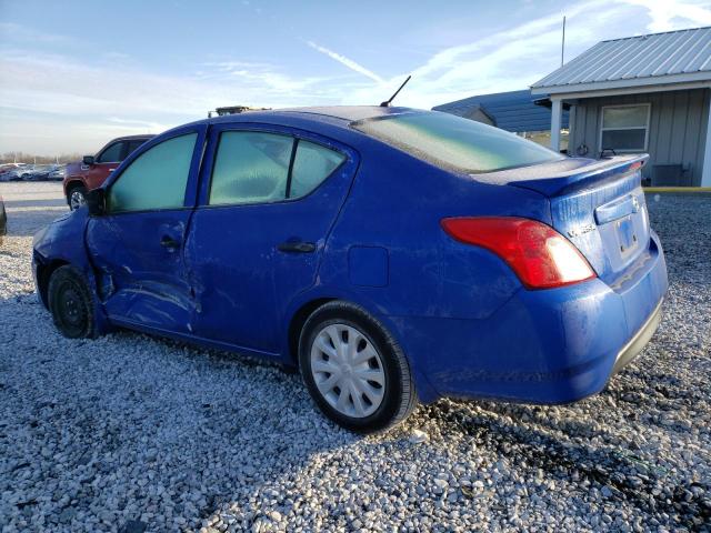 3N1CN7AP6HL888130 - 2017 NISSAN VERSA S BLUE photo 2