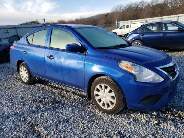 3N1CN7AP6HL888130 - 2017 NISSAN VERSA S BLUE photo 4